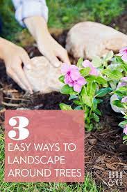 3 Easy Ways To Dress Up Trees In Your Landscape Landscaping Around Trees Small Garden Landscape Around Tree