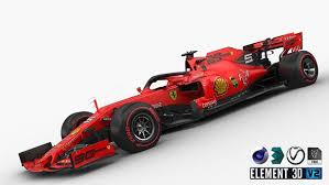 F1 Scuderia Ferrari Sf90 2019 Car 3d Model Ferrari Pirelli