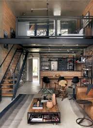 Designed by vae, the interior is decked out with metal and concrete industrial features, softened and warmed by generous amounts. Industrial Style House Design Concept Watonmuni Com Interieur Maison Design Amenagement Maison Deco Loft Industriel