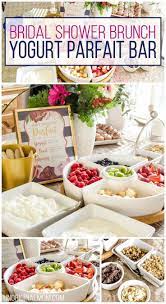 Bridal Shower Brunch Yogurt Parfait Bar Unoriginal Mom Baby Shower Brunch Food Bridal Brunch Food Bridal Shower Food