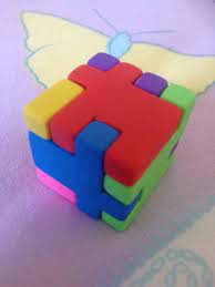When my younger son told me that the prize for selling at least one item in his school's fundraiser was a rubik's cube eraser, i wasn't too excited. How To Make The Cube Eraser Puzzle 4 Steps Instructables