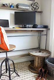 Tv schrank selber bauen industrial style reihe teil 1. Schreibtisch Selber Bauen Anleitung Ideen Fur Arbeitsplatte Und Gestell