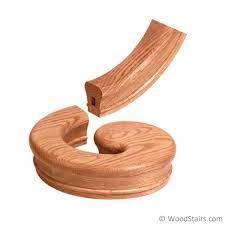 Right Hand Volute Stair Fitting Lj 7x35 Handrail Fitting