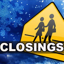 Government Buildings Businesses Closing Due To Snow