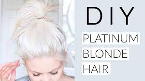 I followed tarek ali's platinum. Diy Icy White Platinum Blonde Hair Tutorial Youtube