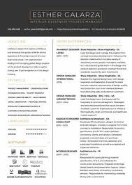 Generally, an employer has to go through thousands of resume before they come up with the list of short listed candidates. Interior Design Project Manager Resume By Esther Galarza Issuu