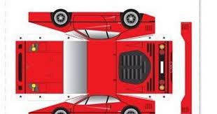 Pin By Zac Manchester On Juguetes De Papel Paper Models Paper Crafts Ferrari F40