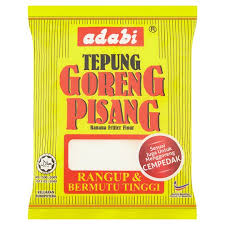 Tepung cucur udang 200gadabi shrimp fritter flour enriched with vitamin a, b1, b2, b3, c adabi shrimp fritter flour enriched with vitamin a, b1, b2, b3, c and e beside delicious taste with crunchy. Adabi Banana Fritter Flour 250g My Fresh Green