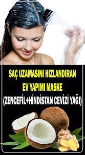 Sac Uzatan Maske Sac Hizli Sac Uzama Hindistan Cevizi