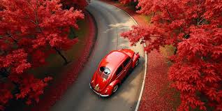 Image result for Coral Red 1950 Beetle