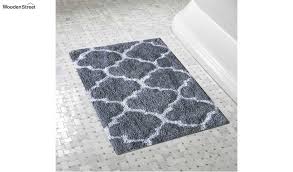 On the other hand, if you have a lot of floor space, you can take advantage of it and use the best bathroom rugs and mats in the form of sets that can comfort you when exiting the shower, while sitting on the toilet etc. Buy Light Grey Cotton Ultra Soft Anti Slip Bath Mat Online In India Wooden Street