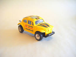 Vintage Vw Volkswagen Baja Bug Beetle Car Yellow Die Cast Car Collectible Memorabilia Transportation Mc Toys Car Cake Topper D Vintage Vw Mc Toys Vw Volkswagen