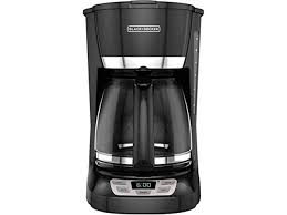 My black & decker coffee maker is sleek, programmable, brews a great cup or pot. Black Decker 12 Cup Programmable Coffee Maker 2 Year Warranty Newegg Com