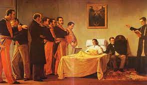 El 11 de diciembre de 1792, unos meses después de la muerte de su madre, contrajo matrimonio con su tío materno dionisio palacios y blanco, con apenas 13 años de edad.en 1814, cuando cae la primera república huye hacia curazao junto con sus hijos. Las Siete Verdades Sobre La Muerte De Simon Bolivar El Carabobeno