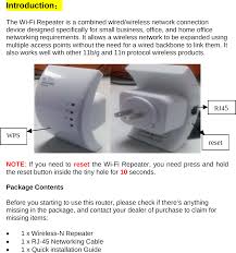 Ws Wn518 802 11bgn High Power Wi Fi Repeater User Manual Winstars Technology