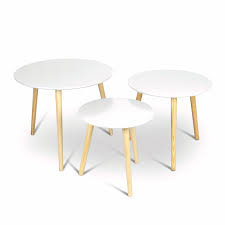 Find out the detailed pics here. Aura White 3 Piece Round Coffee Table Set Bunnings Australia