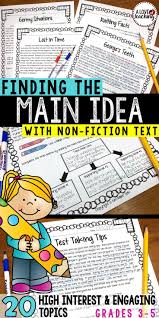 Main Idea Supporting Details Print Or Tpt Digital Activity Distance Learning Fiction Reading Passages Reading Lessons Teaching Main Idea