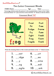 Start with 2 letter words word formation is a handwriting printing design, to help preschools and kindergarten learn how to read, memorizes and legibly trace simple words (two letter words) which is the basis for beginners in english. Two Letter Blends Aussie Childcare Network