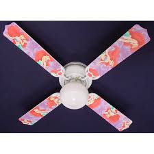 Ceiling Fan Designers Disney Little Mermaid Ariel Indoor Ceiling Fan Size 42 In Hugger Ceiling Fan Ceiling Fan Design Ceiling Fan