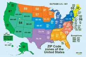 United States Zip Code Map There Are About 43 000 Zip Codes Nationwide The United States Postal Service Began Implement United States Map Zip Code Map Map