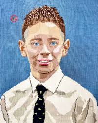 Knitting the flash for grandson