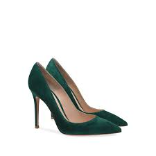 Gianvito 105 Signatures Woman Gianvito Rossi Green Heels Green High Heels Green Suede Heel