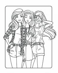 Il disegno della principessa barbie e del suo unicorno magico da stampare gratuitamente e da colorare. Barbie 72 Disegni Da Colorare E Stampare A Tutto Donna