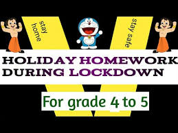 Lockdown Holiday Homework Assignment For Grade 4 5 3 Youtube