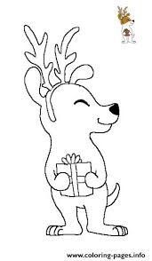 In actuality, it is really a shade of dark yellow (when gray or black is added to yellow, the various shades of the color olive are produced). Olive The Other Reindeer With Gift Coloring Pages Printable