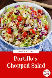Portillo S Chopped Salad Knockoff Recipe Chopped Salad Recipes Salad Recipes For Dinner Easy Cooking Recipes
