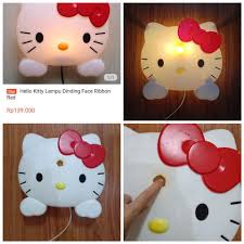 Sebut saja hello kitty tom and jerry anime doraemon minion dan masih banyak lagi lainnya. Lampu Tidur Dinding Kepala Hello Kitty Perabotan Rumah Di Carousell