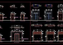 Door Window Plan And Elevation Dwg Details In 2020 Windows And Doors Door And Window Design Commercial Glass Doors