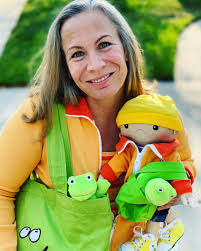 Have you donated to A Doll Like Me yet? I did and they used my donation to  make a doll for a very special Signing Time fan! 😭 This little guy stopped