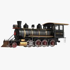 Steam Train Locomotive 4 3d Model 3d Model Ad Train Steam Model Locomotive Model Steam Trains Steam Trains Train