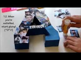 Diy Gift Idea Kpop Block Letter Vixxslight Diy Birthday Gifts Kpop Diy Diy Gift