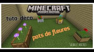 Minecraft Serie1 Tuto Deco Episode 3 Tuto Pot De Fleur Youtube