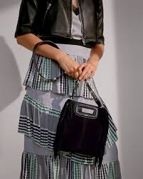 Maje Ss17 Lookbook M Suede Black Fringes Bag Street Style Bags Fashion Editorial Fashion