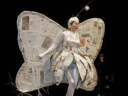 Pin By Maria Paula Carvajal On Recicla Disfraces Caseros Recycled Crafts Costumes Recycling