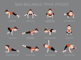 Balancing yoga poses for beginners. Yoga Arm Balance Poses Vector Illustration Stock Vector Illustration Of Health Cartoon 75713595