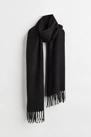 Women's Noir Woven Scarf | H&M CA