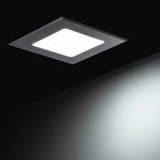 230v led einbauleuchte weiss 12x12cm eckig einbauleuchten led led leuchten