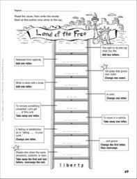 Land Of The Free Word Ladder Grades 4 6 Word Ladders Vocabulary Games For Kids Words