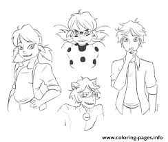 You can print or download them to color and offer them to your family and friends. Miraculous Ladybug And Cat Noir Character Coloring Pages Printable Episodes Wikipedia Cartoon Pictures For Kids Imwithphil