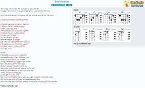 (brick & lace) / ohh yeaa / coz i got you babe / ohh / coz i got you babe / (brick & lace) / i've been writing you this letter / i wanna say boy that i love. Há»£p Am Don T Matter Akon Cáº£m Am Tab Guitar Ukulele Lá»i Bai Hat Chords Vip