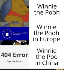 Find and save hairline jokes memes | from instagram, facebook, tumblr, twitter & more. Winnie The Pooh Winnie The Pooh In Europe Winnie 404 Error The Poo In China Ifunny Funny Texts Winnie The Pooh Memes Inside Jokes