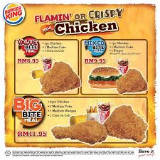 In this article, we've provided you with the complete menu and price list of burger king malaysia. Flaming Or Crispy Chicken From Burger King Malaysian Foodie