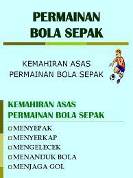 Kemahiran asas permainan bola sepak. Kemahiran Bola Sepak