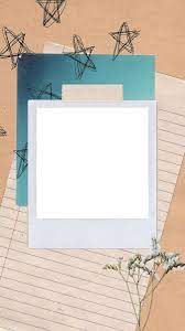 Polaroid frame template aesthetic polaroid background. Story Template Poster Bunga Abstrak Ilustrasi Buku