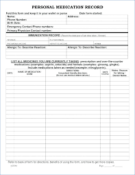 free printable medication chart medication tracking log