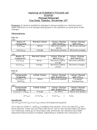 In chemical formula you may use: Applying Le Chatelier Chemical Equilibrium Analytical Chemistry